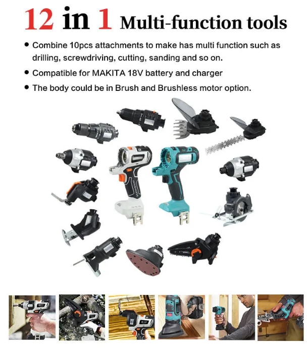 Factory Outsale 12-in-1 Multi-function Tool Box