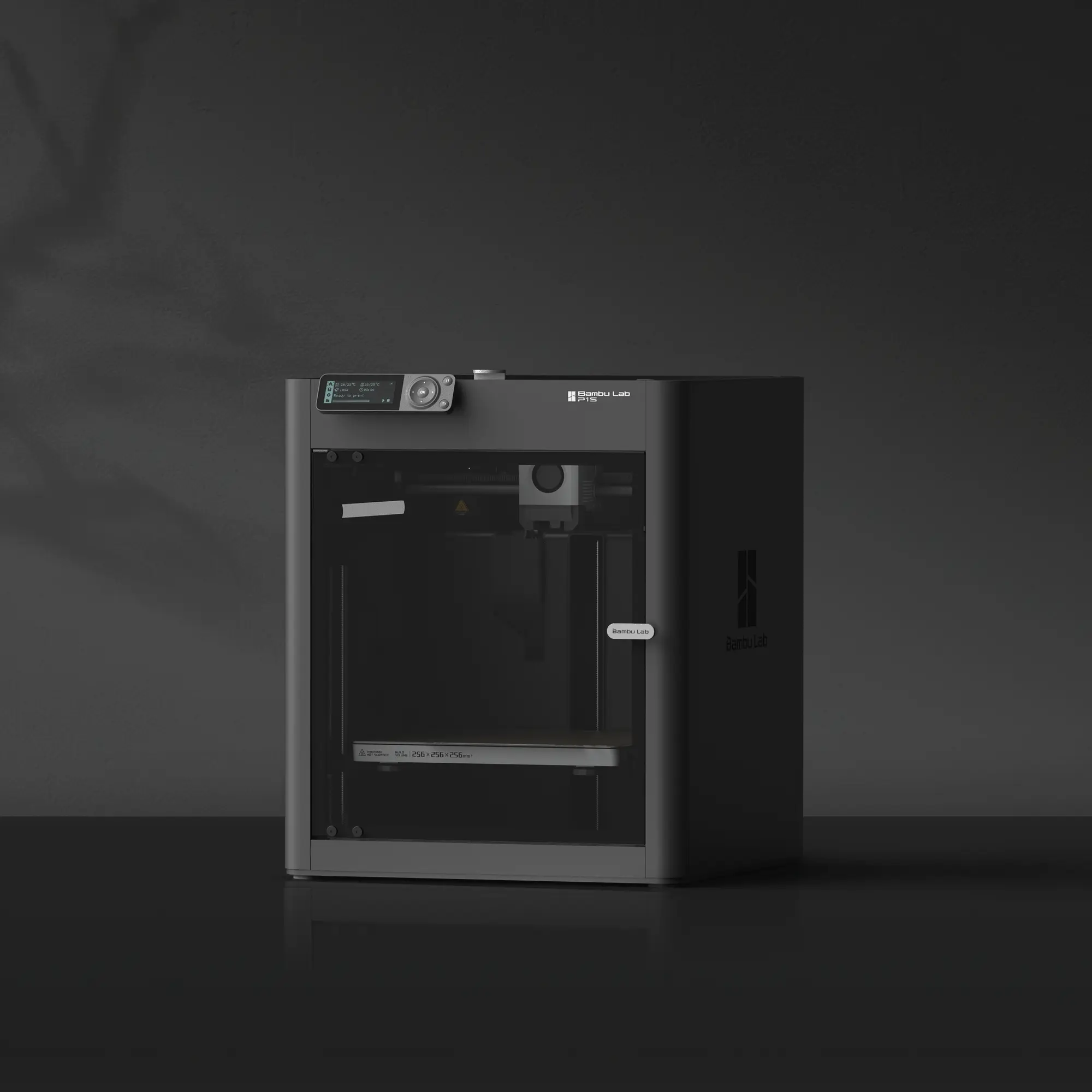 3D Printer, P1S Combo (with AMS), Support Up to 16 Colors/Multi Materials, 500mm/s Fast Printing & High Precision, CoreXY & Auto Bed Leveling, Ready-to-Use FDM 3D Printers Large Print Size