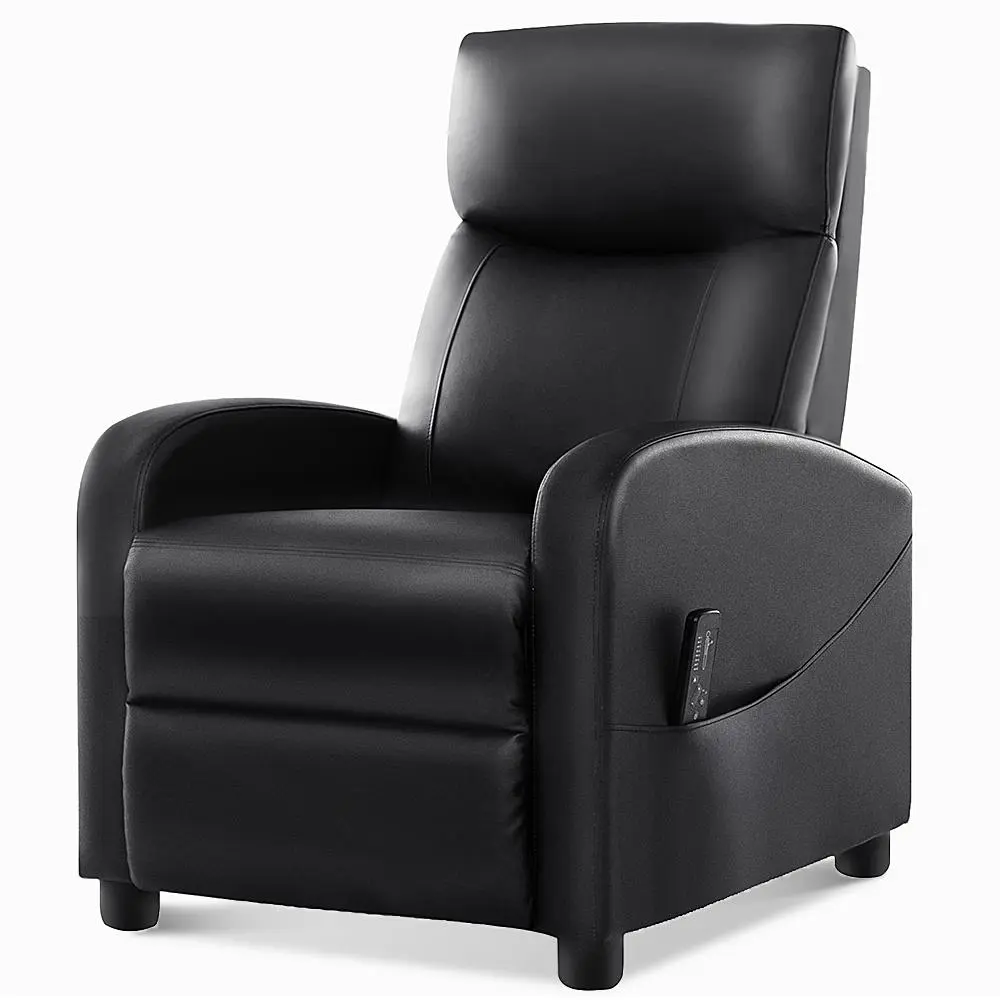 Recliner Chair for Living Room, Massage Recliner Chair Theater Chairs Adjustable Modern Reclining Chair with Padded Seat Backrest