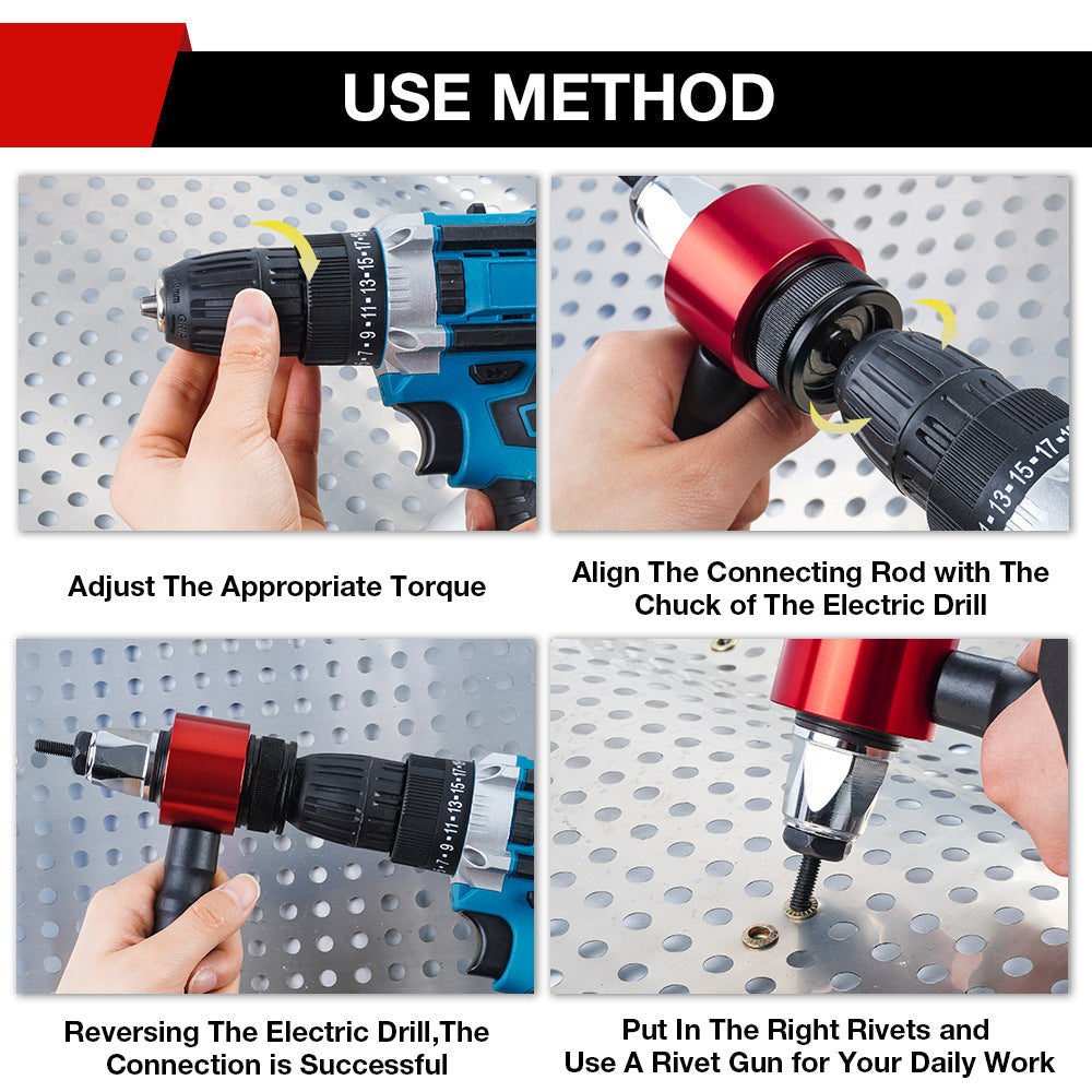 M3-M8 Electric Rivet GunAdapter Kit