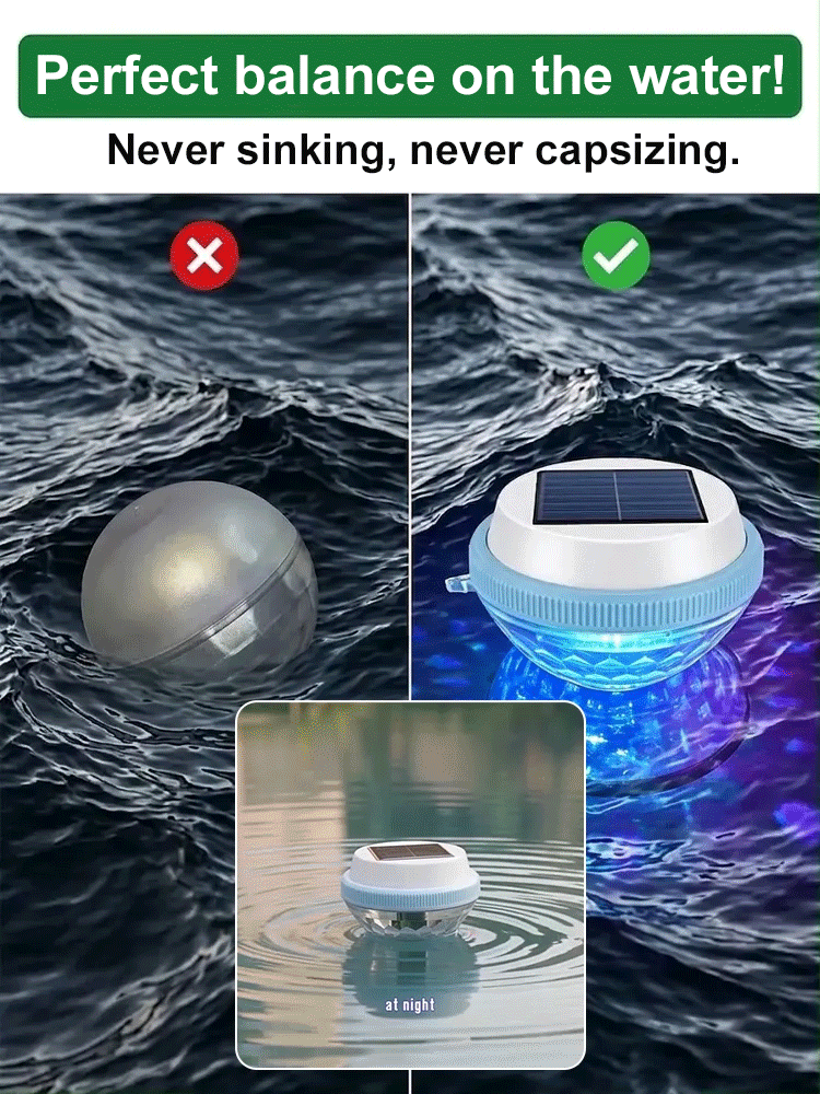 Summer Sale 50% OFF Solar Floating Pool Light