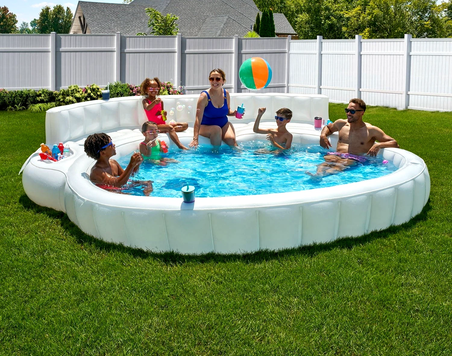 Oversized Inflatable Sofa Pool Float – Ultimate Summer Lounge