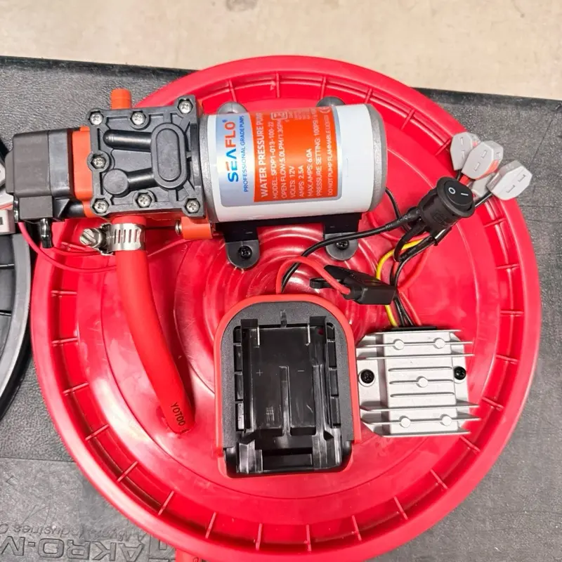 Portable 12V Bucket Sprayer System