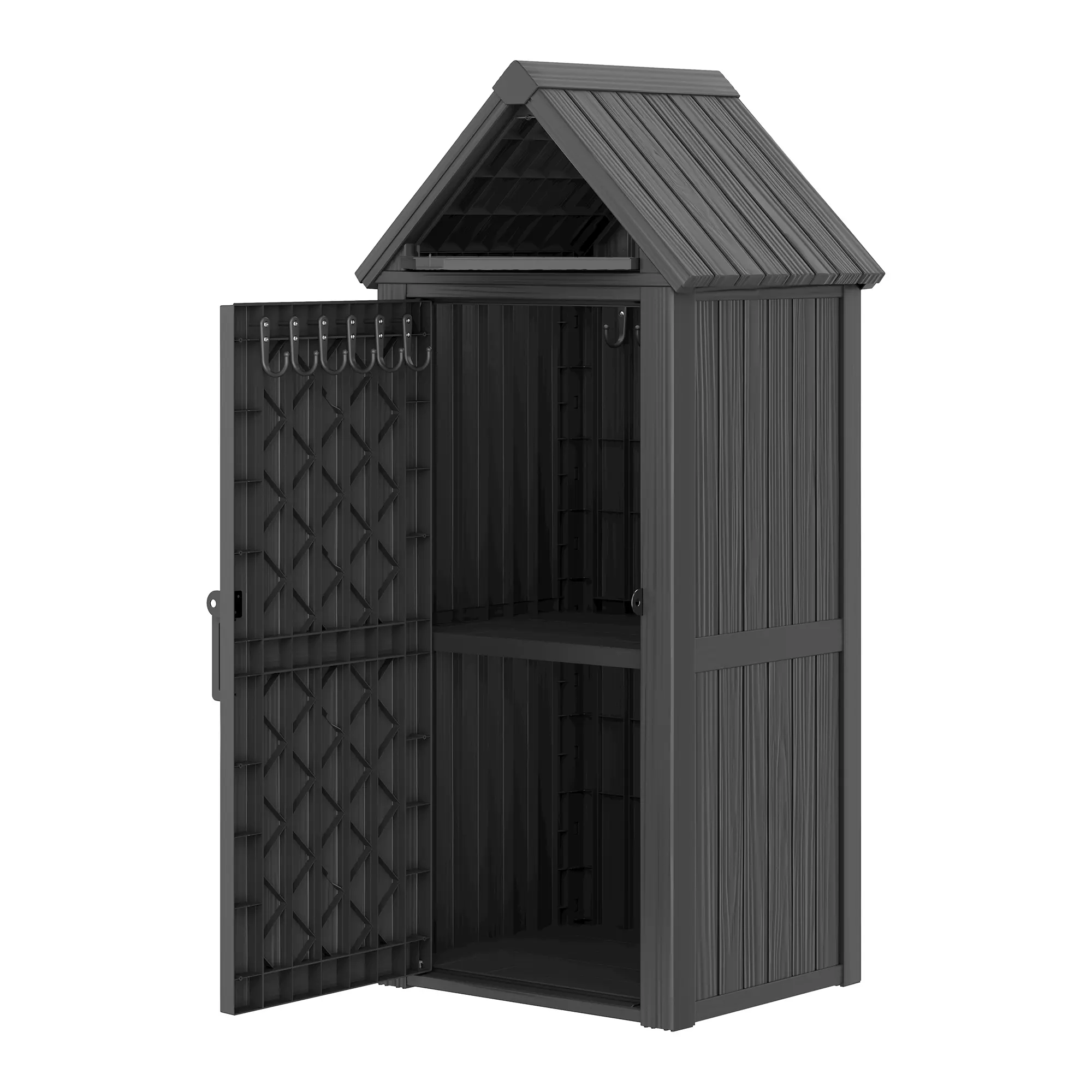 Outdoor Storage Cabinet, Cleaning Cabinet, Tool Cabinet, Rainproof and Waterproof, Sunproof for Backyards & Patios, Backyard Storage Box,Summervibes