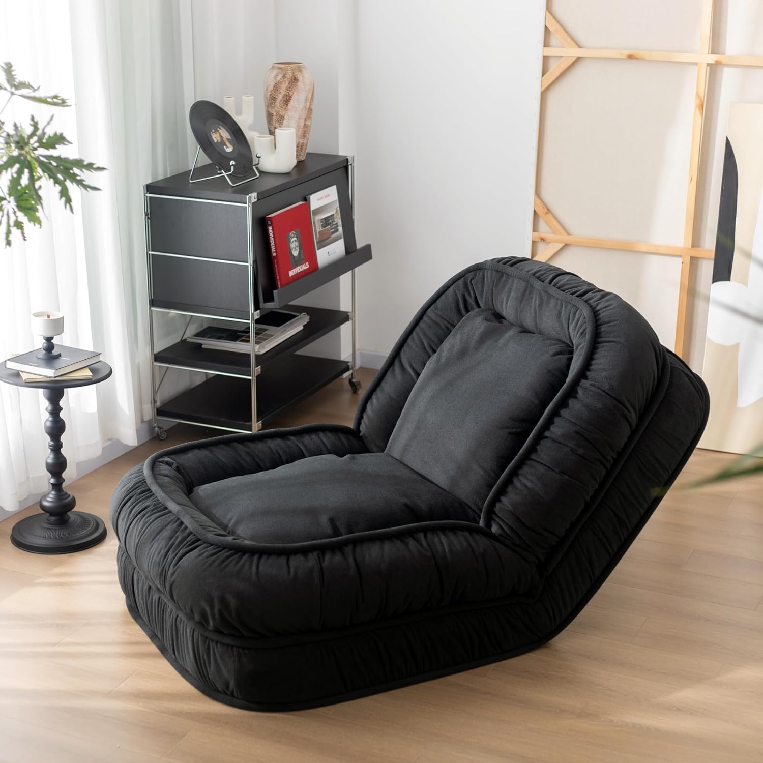 Summer Sale！Foldable Lazy Sofa Bed Floor Chair