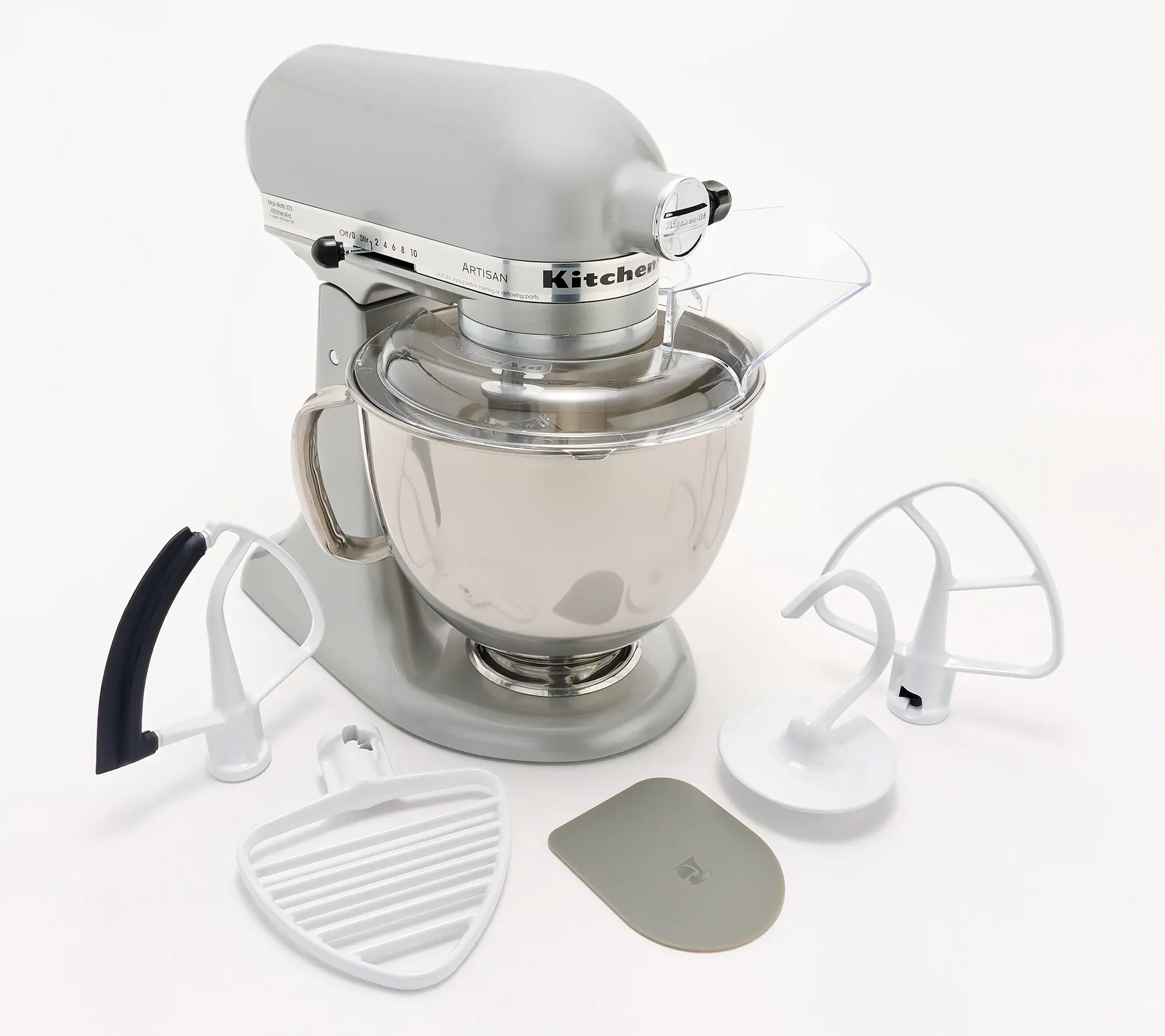 5QT Artisan Stand Mixer – Powerful Kitchen Mixer with Pastry Beater & Flex Edge Beater for Effortless Baking