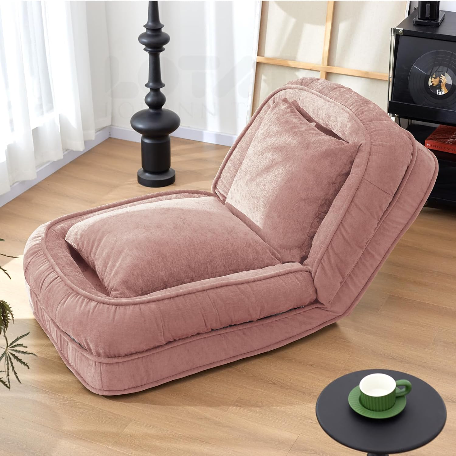 Summer Sale！Foldable Lazy Sofa Bed Floor Chair