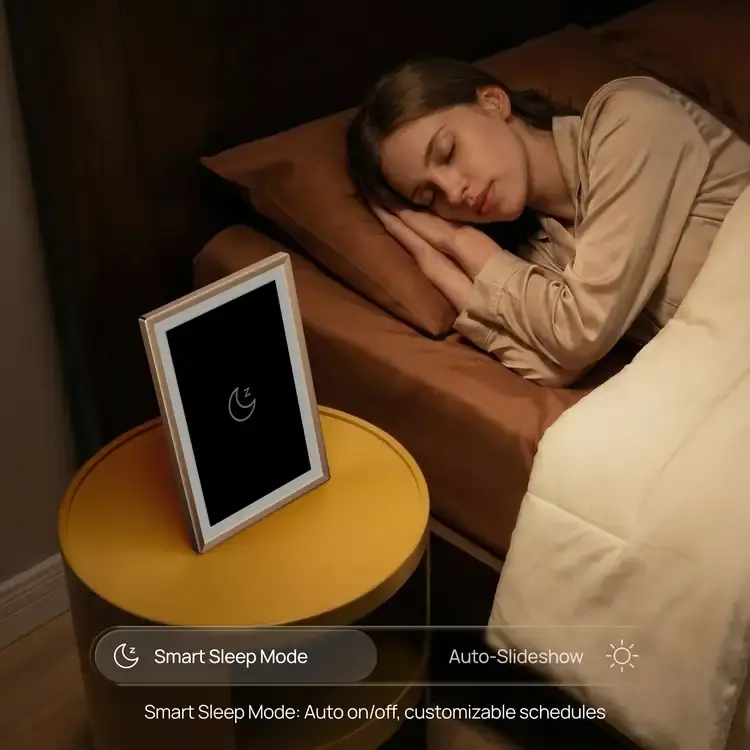 WiFi Digital Photo Frame – Touchscreen Smart Frame for Instantly Sharing Photos & Videos with Unlimited Cloud Storage