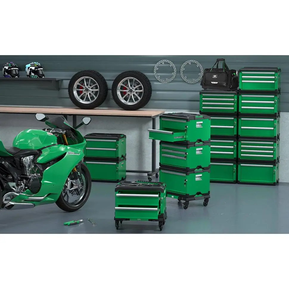 Modular Stackable Storage Toolbox, 3-Drawer