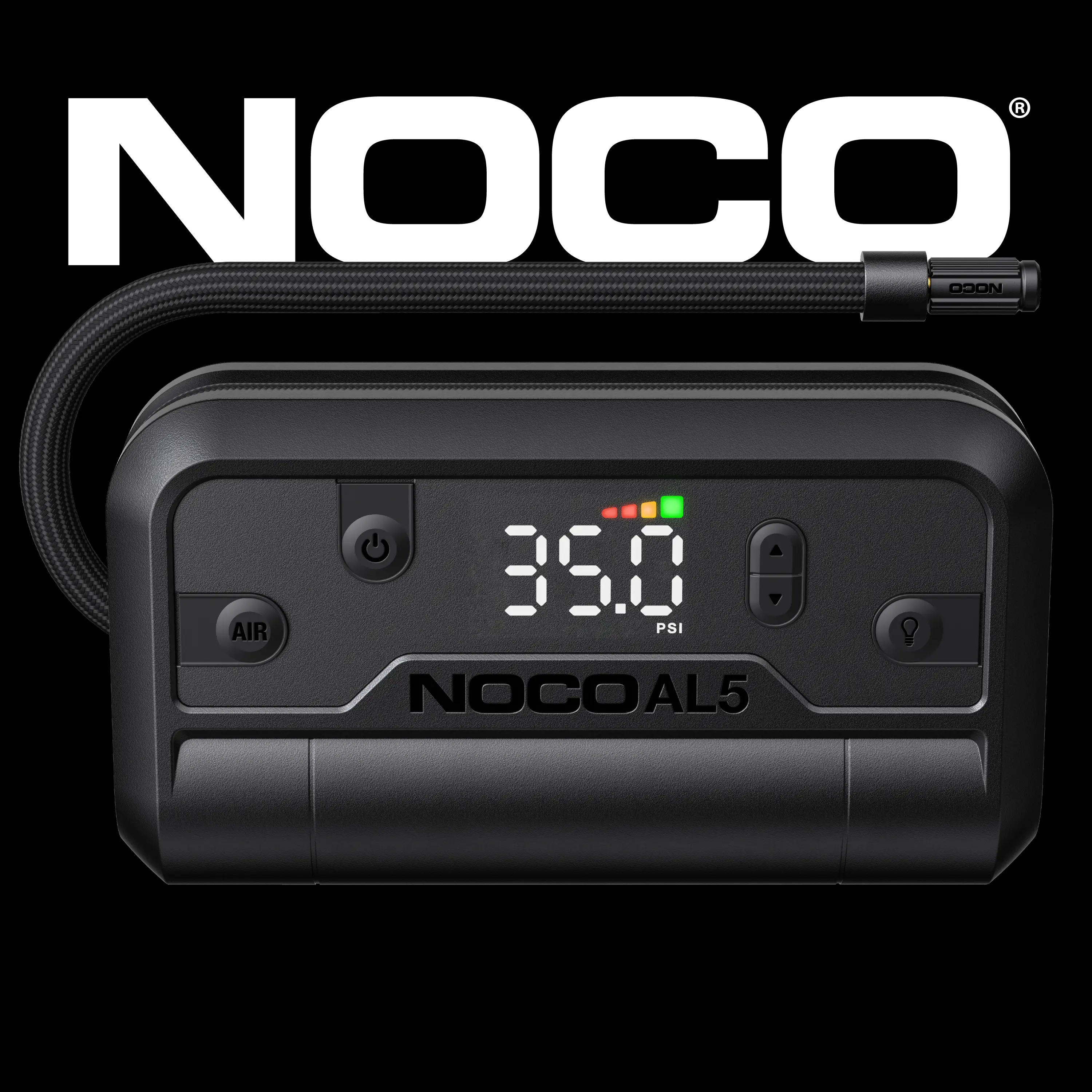 UltraFast Cordless Tire Inflator, Battery-Powered Air Compressor, 0–40 PSI in 7 Minutes