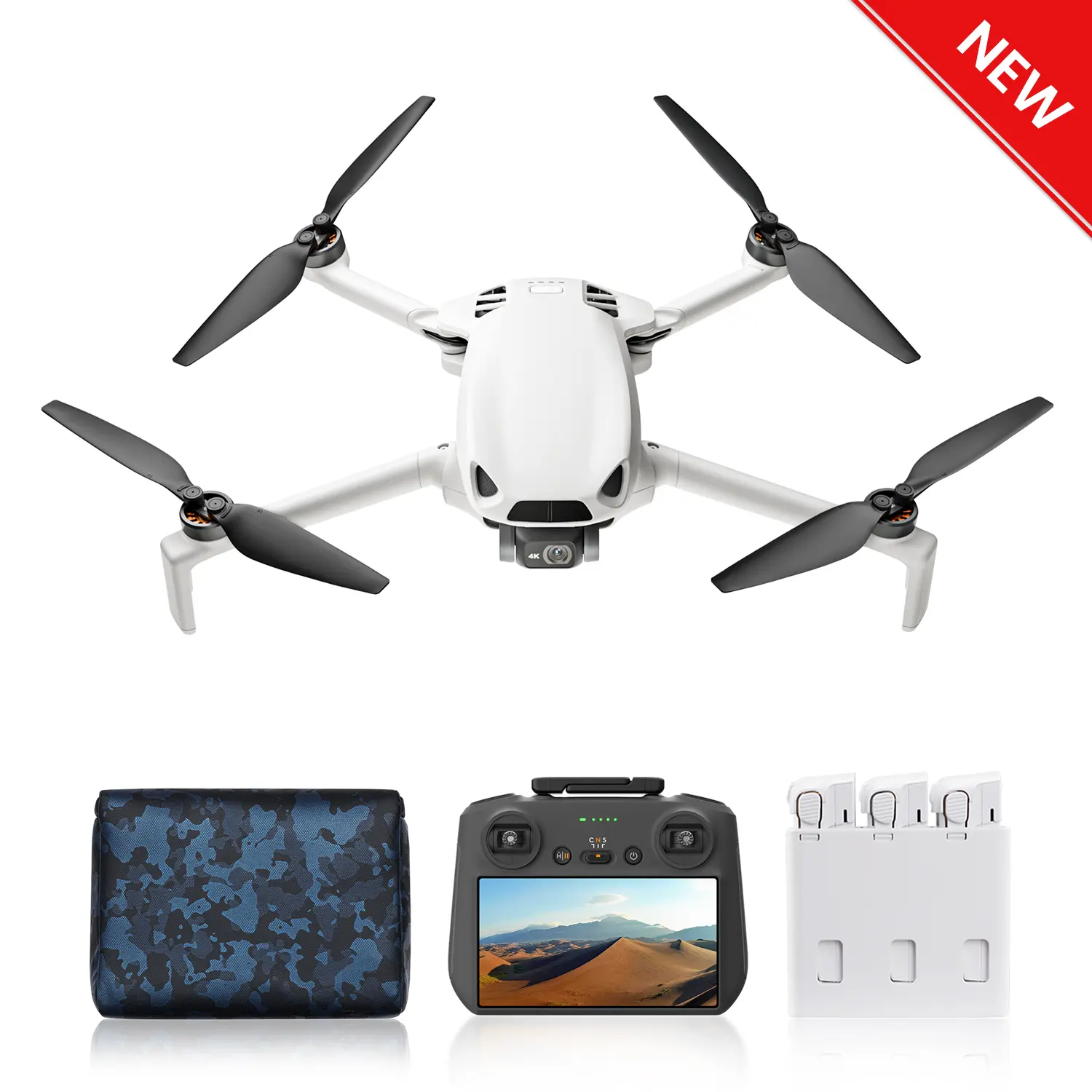 Mini 4K Camera Drone – 3-Axis Gimbal, 40-Min Flight Time, Auto Tracking & Ultra-Light Design Under 249g