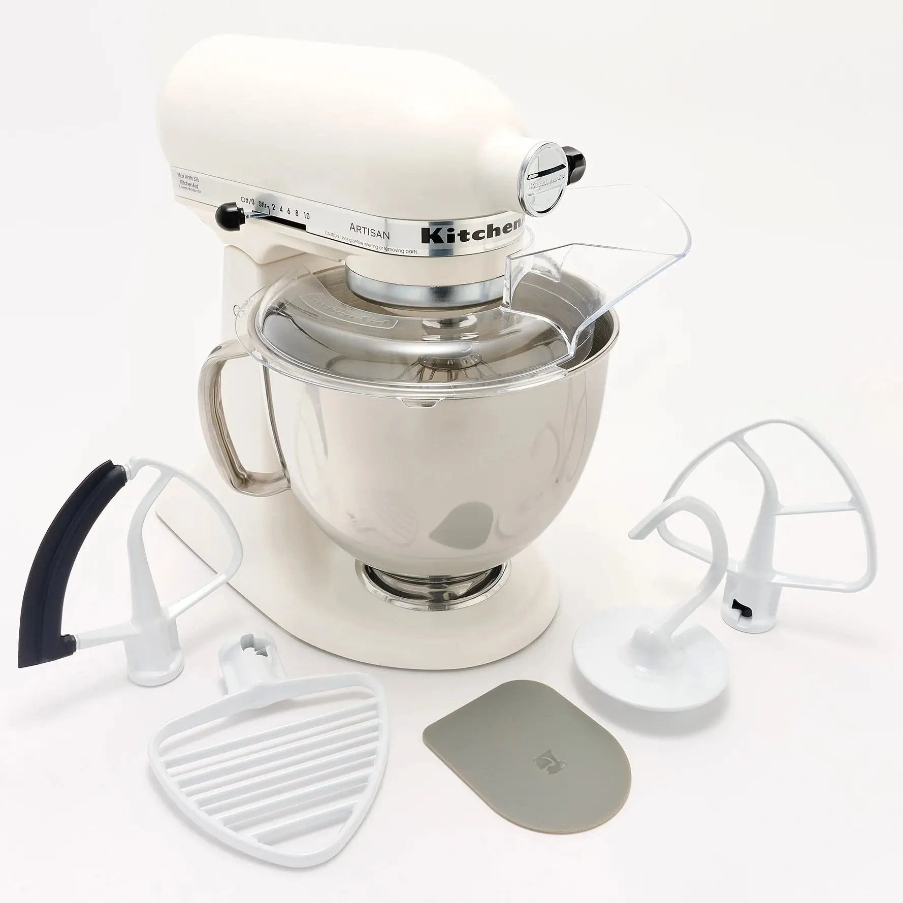 5QT Artisan Stand Mixer – Powerful Kitchen Mixer with Pastry Beater & Flex Edge Beater for Effortless Baking