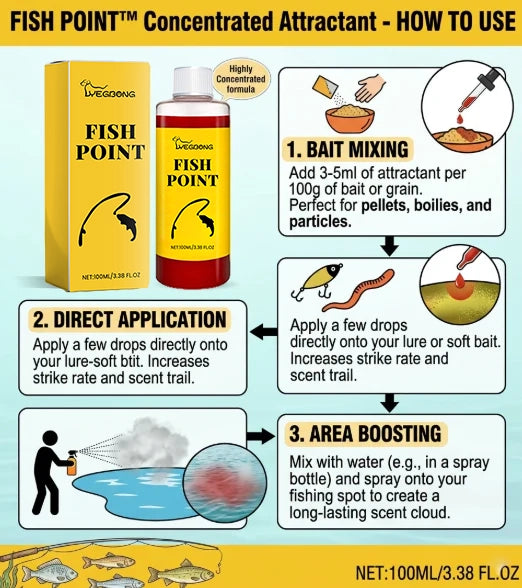 Concentrated Fish Attractant Liquid Acting Red Worm Formula-8JX3 Fast