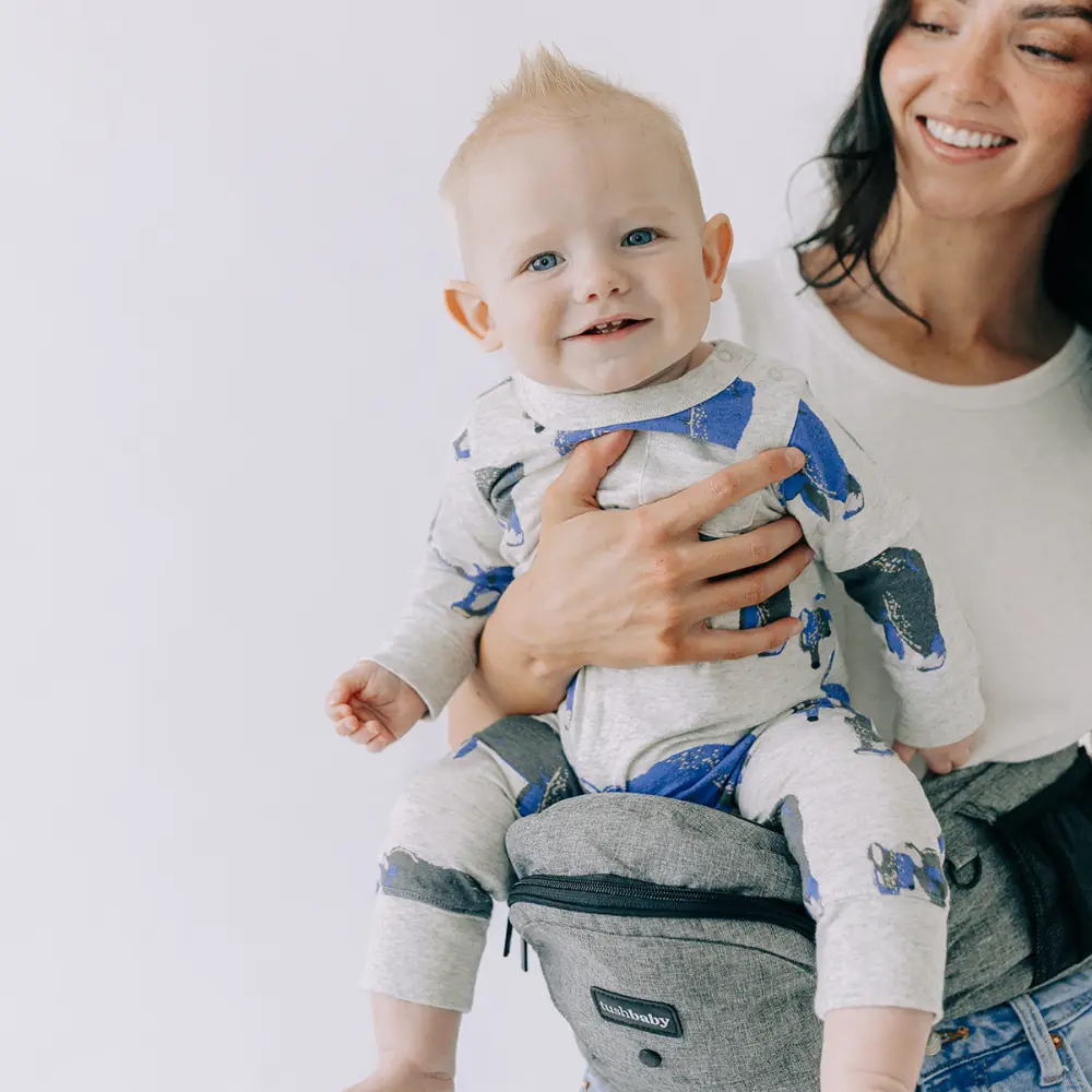 Ergonomic Hip Seat Carrier for Babies and Toddlers 0-3yrs, Safety Approved, Structured Support, Convenient Pockets, Feeding Aid, Durable YKK Zippers, Foam-Free Build