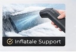 Compressed Air Duster, 180000RPM Powerful Cordless Electric Air Duster with Brushless Motor and LED Light, Rechargeable Stepless Speed Regulation Dust Blower