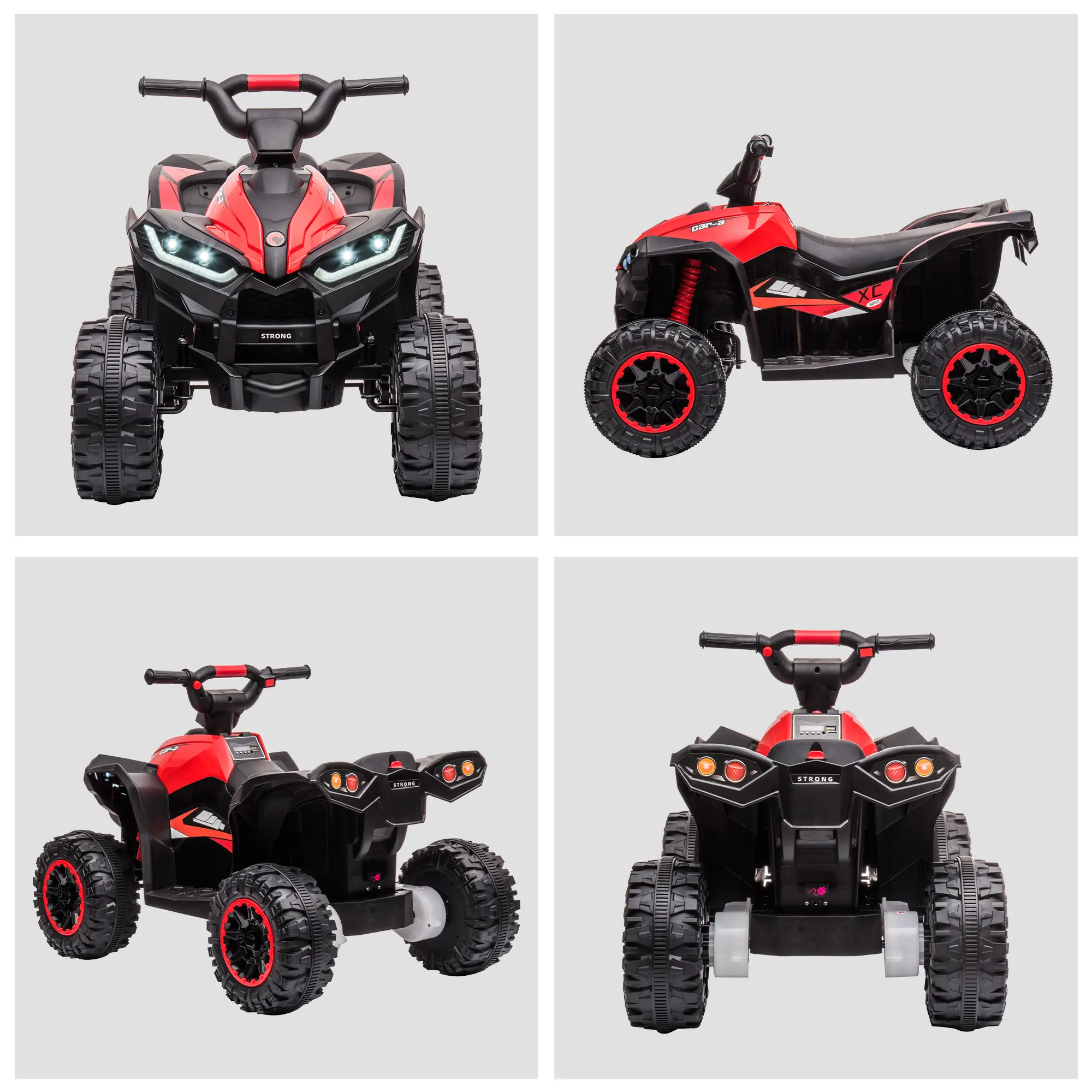 Kids Electric ATV – Ride-On Quad with Forward/Reverse, Durable Wheels & Built-In Music for Outdoor Fun