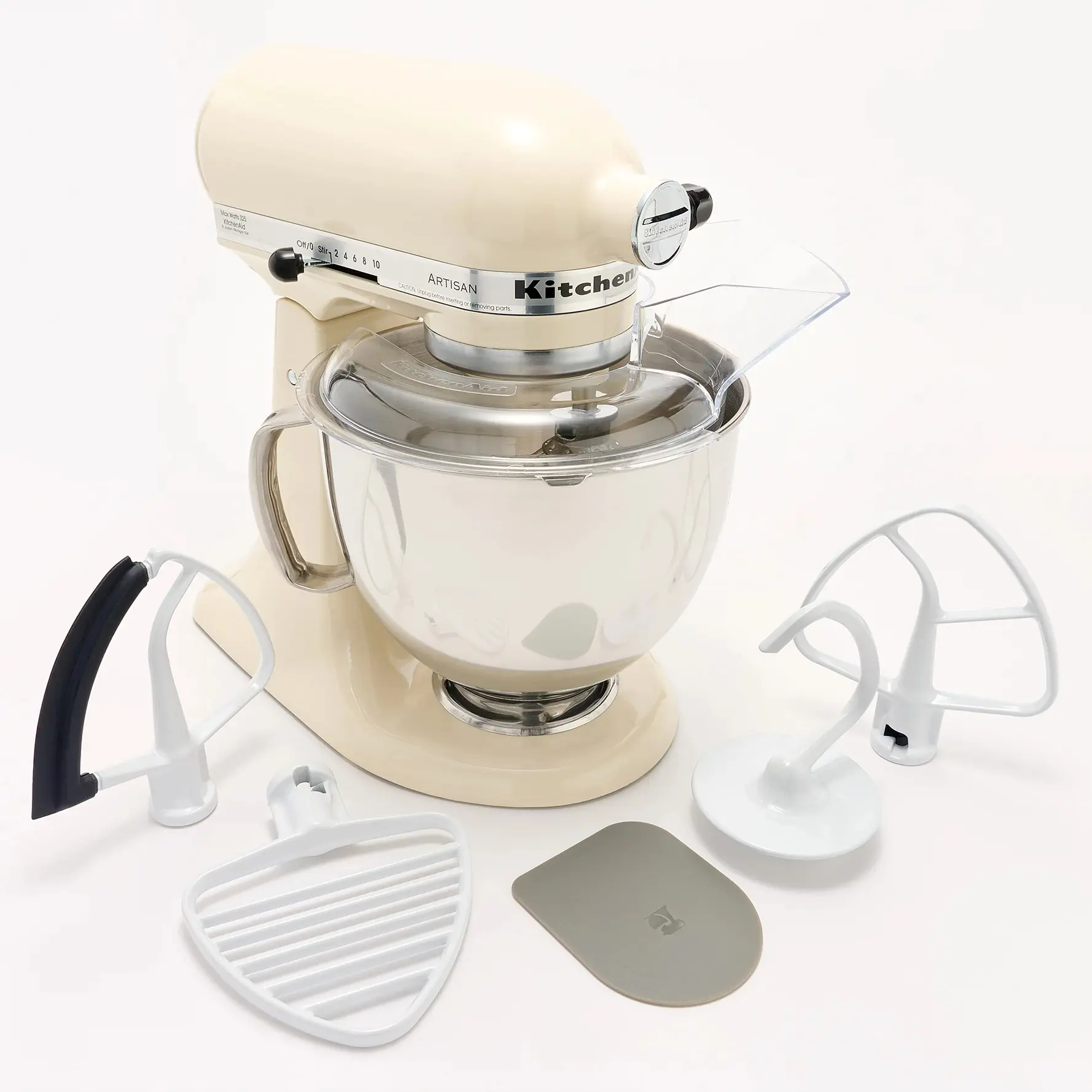 5QT Artisan Stand Mixer – Powerful Kitchen Mixer with Pastry Beater & Flex Edge Beater for Effortless Baking