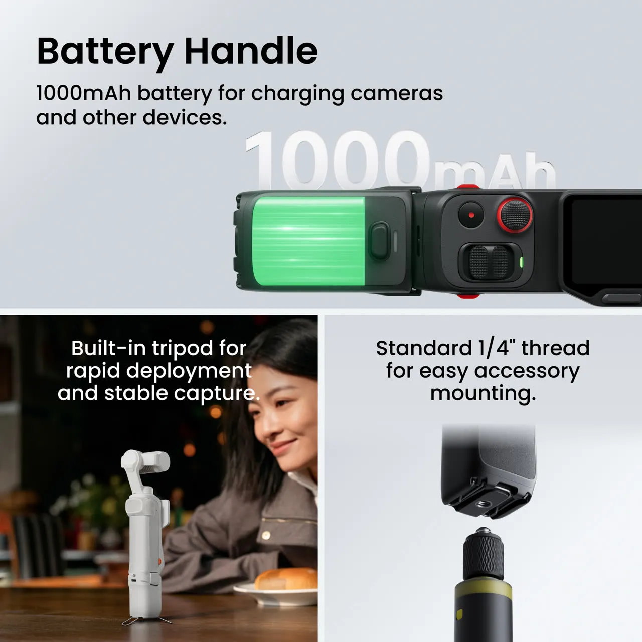 Detachable Pan-Tilt Camera