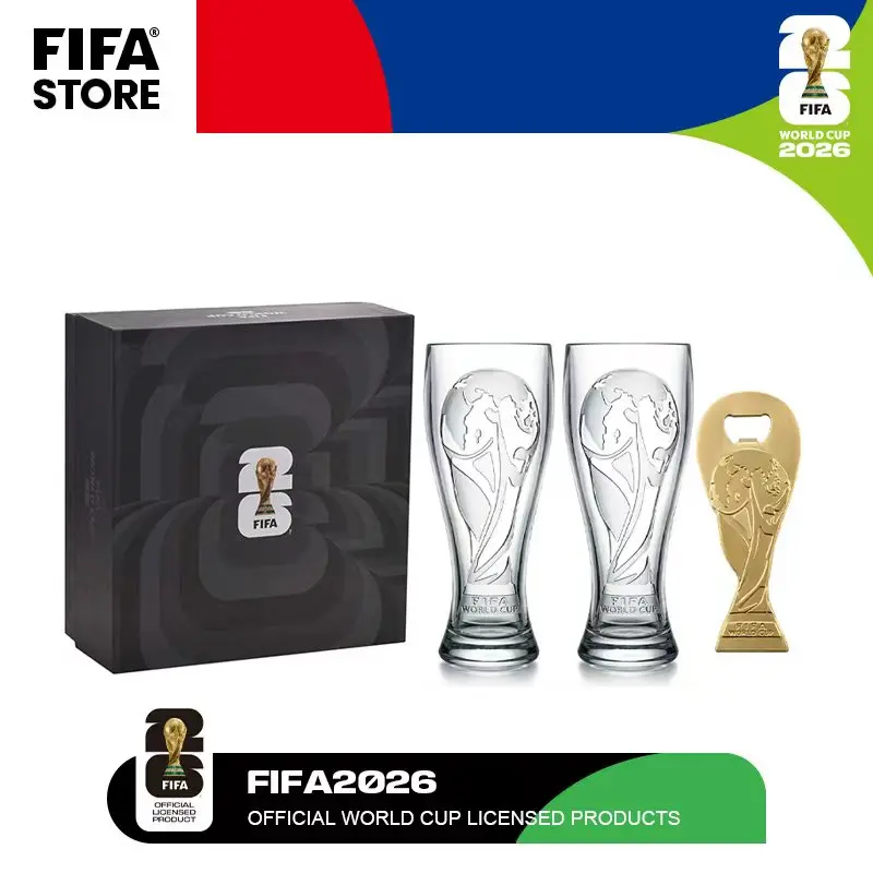 【WORLD CUP 2026 】Gift Set（Not Glass） 17oz Shatterproof Trophy & Trophy-Shaped Bottle Opener - Perfect for soccer Fans & Parties