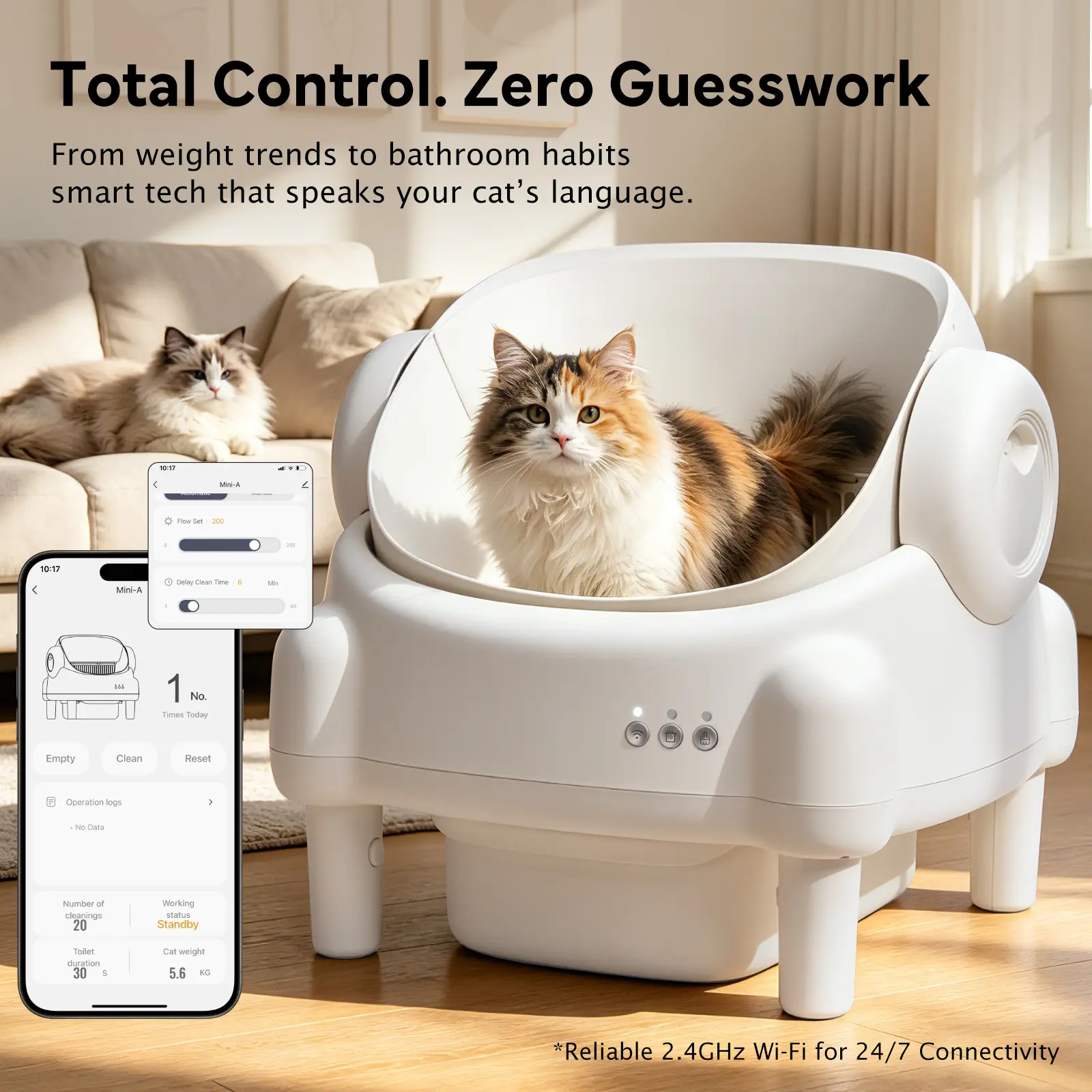 Smart Self-Cleaning Litter Box