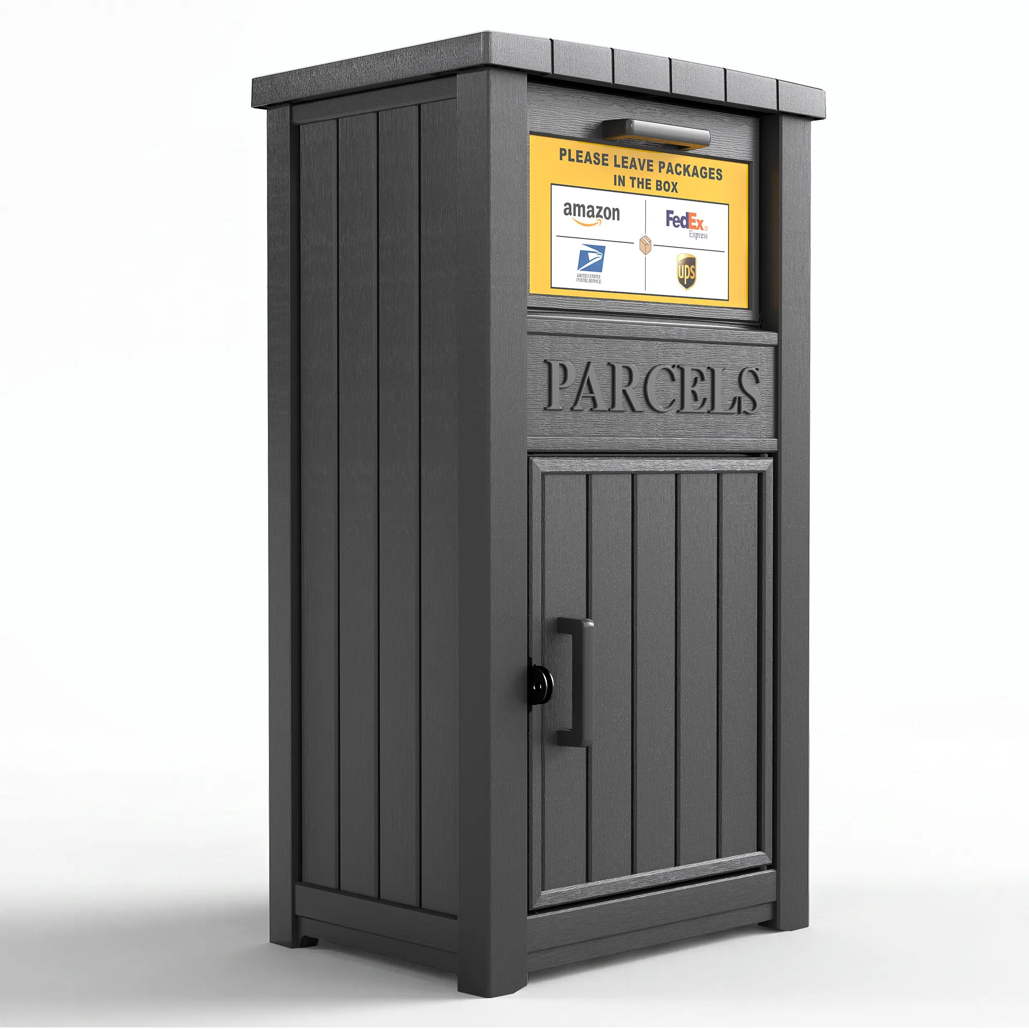 Anti-Theft Lockable Storage Box – Waterproof Outdoor Package Delivery Box with Large Secure Capacity