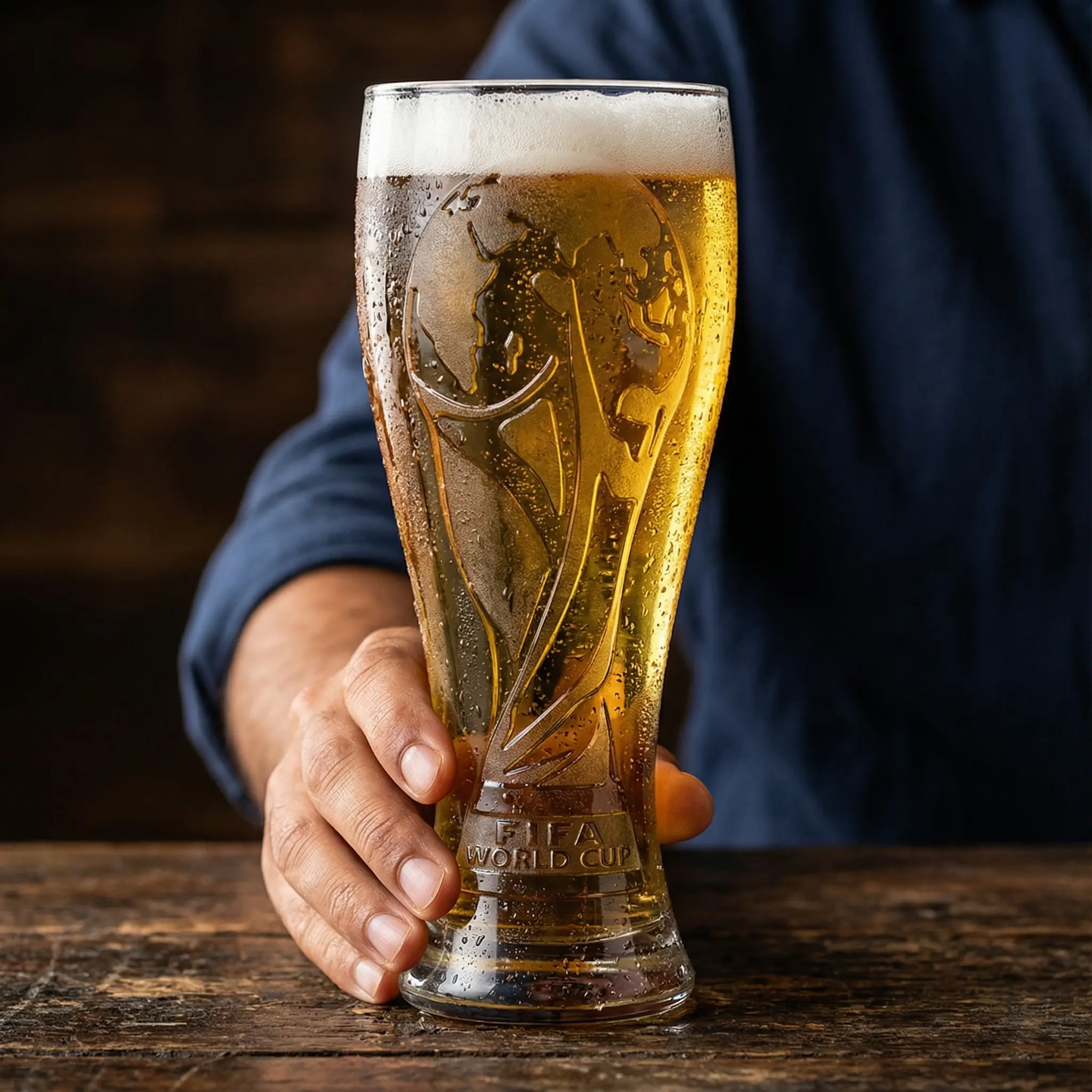 【WORLD CUP 2026 】Gift Set（Not Glass） 17oz Shatterproof Trophy & Trophy-Shaped Bottle Opener - Perfect for soccer Fans & Parties