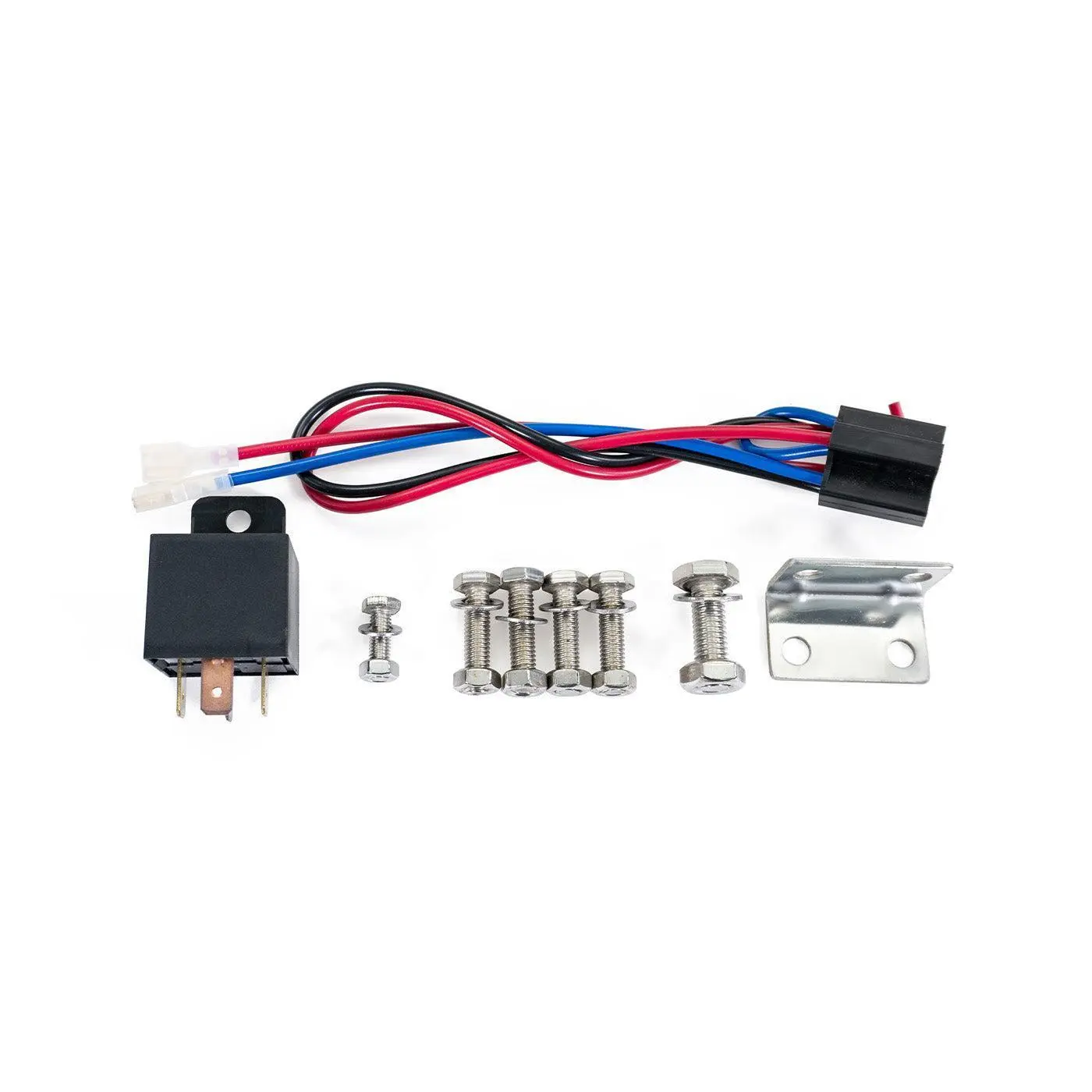 V2 Nightmare Edition Horn Kit - Stealth Black Electric Horn with 12V Compressor & 40 Amp Relay for Vehicle Replacement