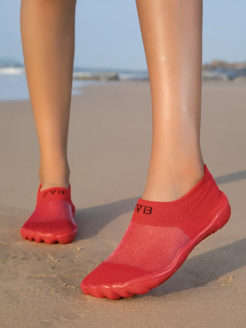 Wide-Fit Breathable Water Shoes with Polyester Upper and EVA Sole, Casual All-Season Style, Ideal for Swimming, Lightweight Swim Shoes, Aqua Shoes