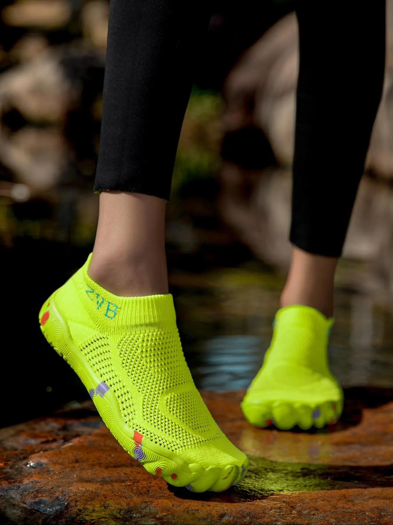 Wide-Fit Breathable Water Shoes with Polyester Upper and EVA Sole, Casual All-Season Style, Ideal for Swimming, Lightweight Swim Shoes, Aqua Shoes