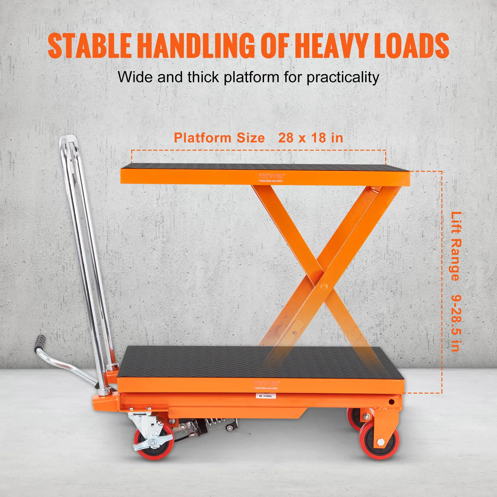 Hydraulic Lift Table Cart