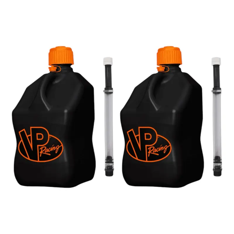 2 PACK 5.5 Gallon Plastic Utility Jug – Heavy-Duty, Leak-Proof with Quick-Flow Spout for Automotive & Motorsport Use