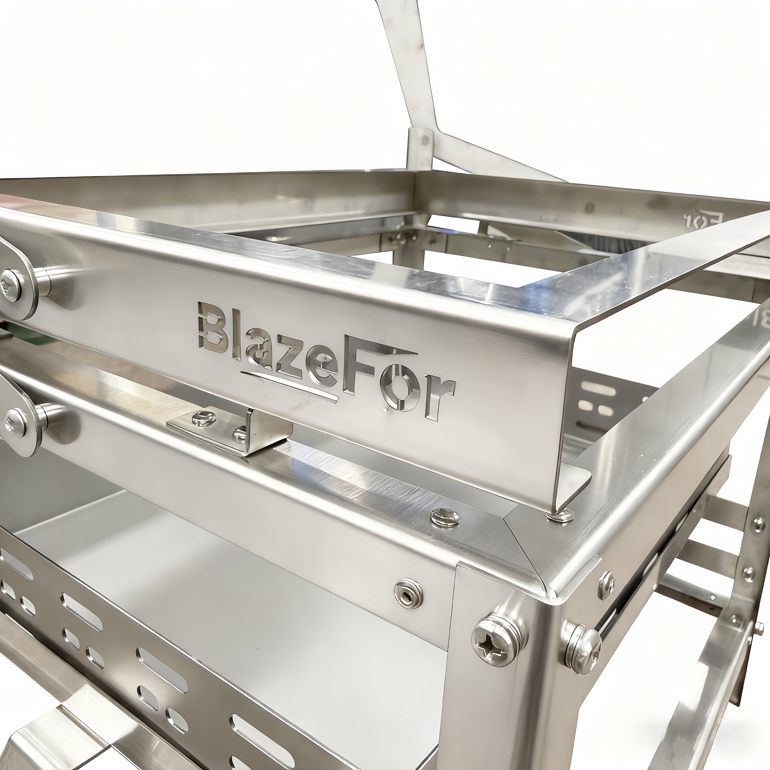 Adjustable Charcoal Rotating Grill
