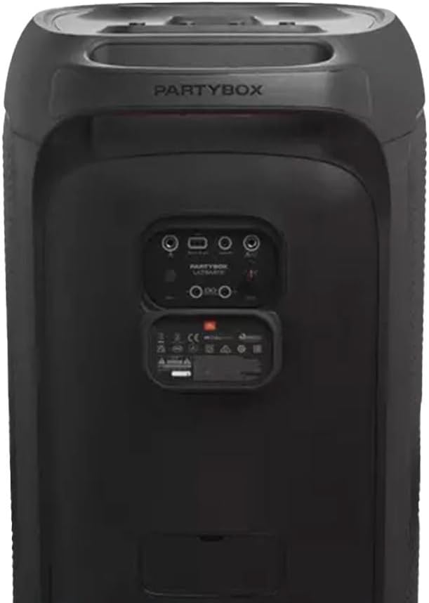 PartyBox Ultimate 1100W Portable Speaker - Wi-fi & Bluetooth Connectivity Splashproof, Powerful Sound and Light Show (JBLPARTYBOXULTAM) + Wireless Two Microphone System with Receiver + More
