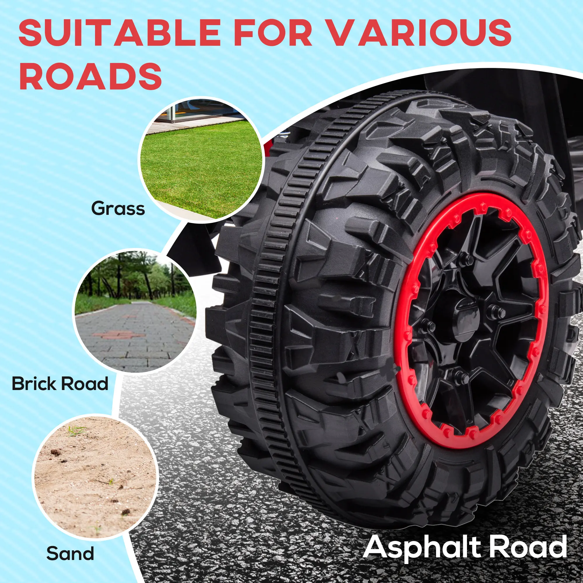 Kids Electric ATV – Ride-On Quad with Forward/Reverse, Durable Wheels & Built-In Music for Outdoor Fun