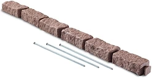 Landscape Edging | Garden Edging Border | Faux Stone Bricks for Lawn edging, Flower beds, Pathways & Yard Edging