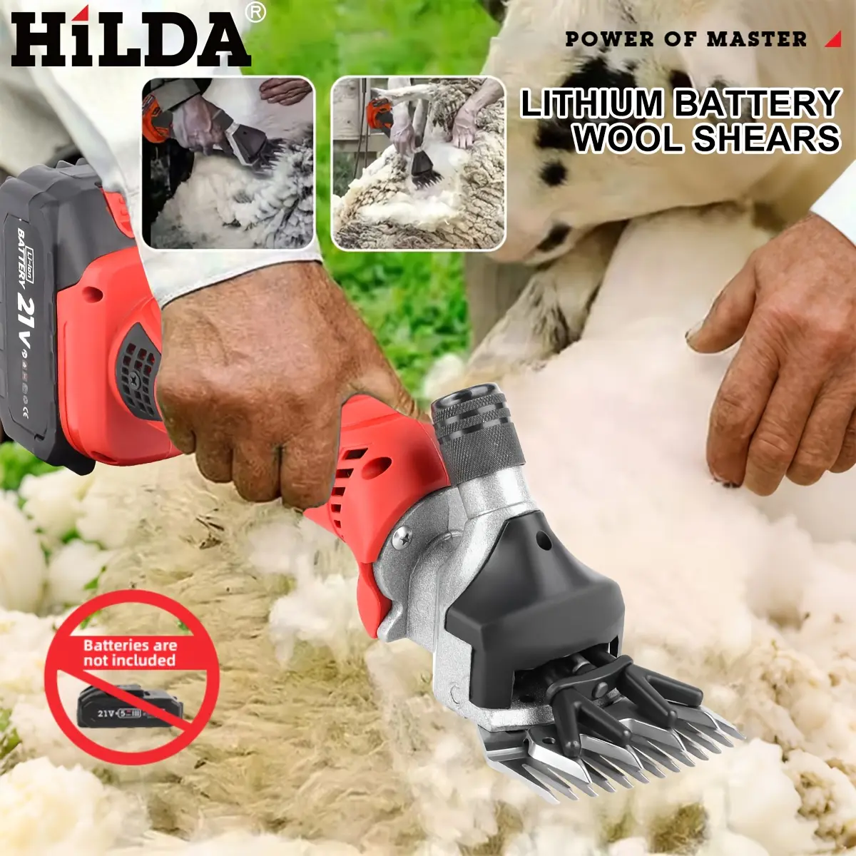 Cordless Electric Wool Clipper