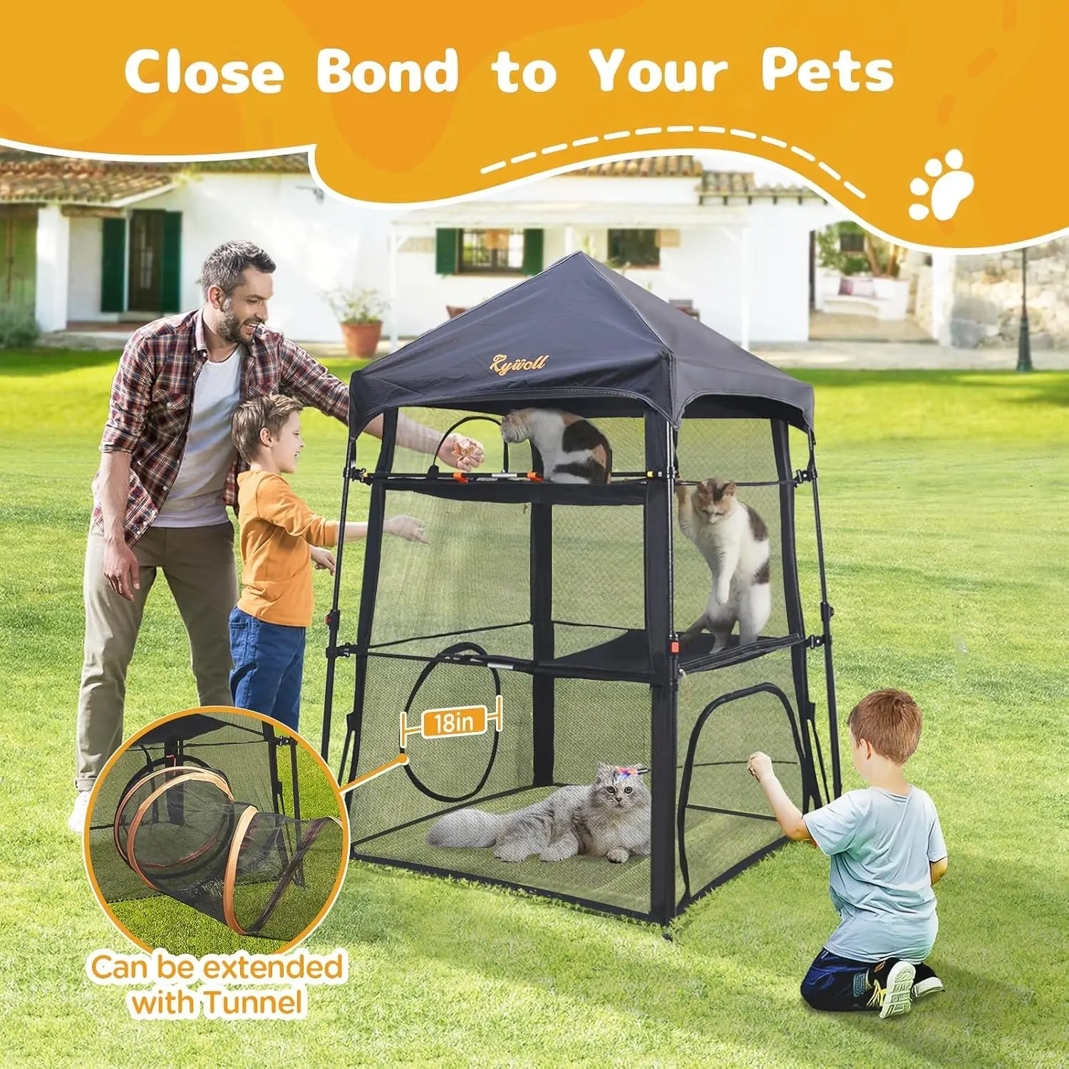 Extra Large Outdoor Cat Enclosure