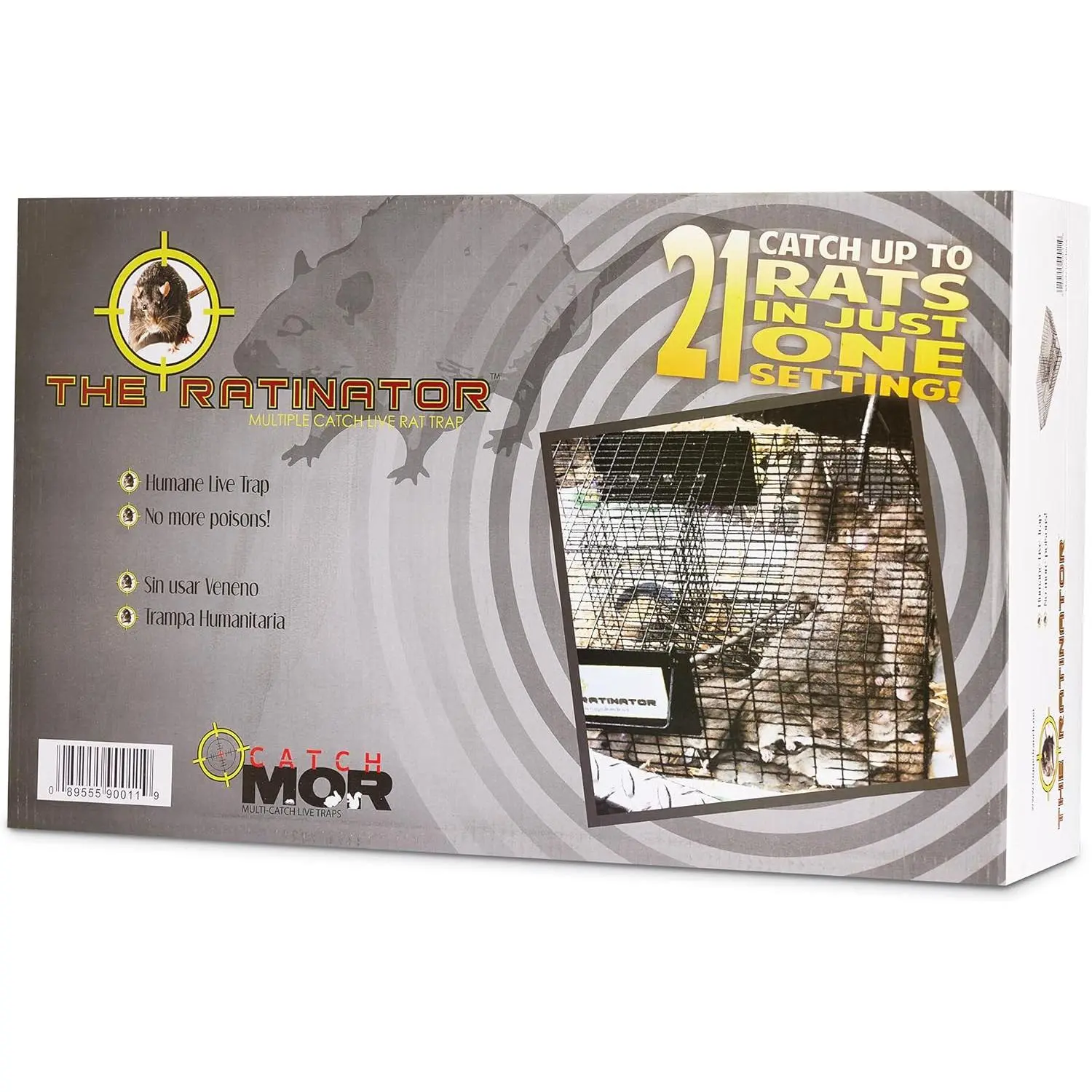 Multi-Catch Rat Trap – Heavy-Duty Reusable Rodent Control Trap