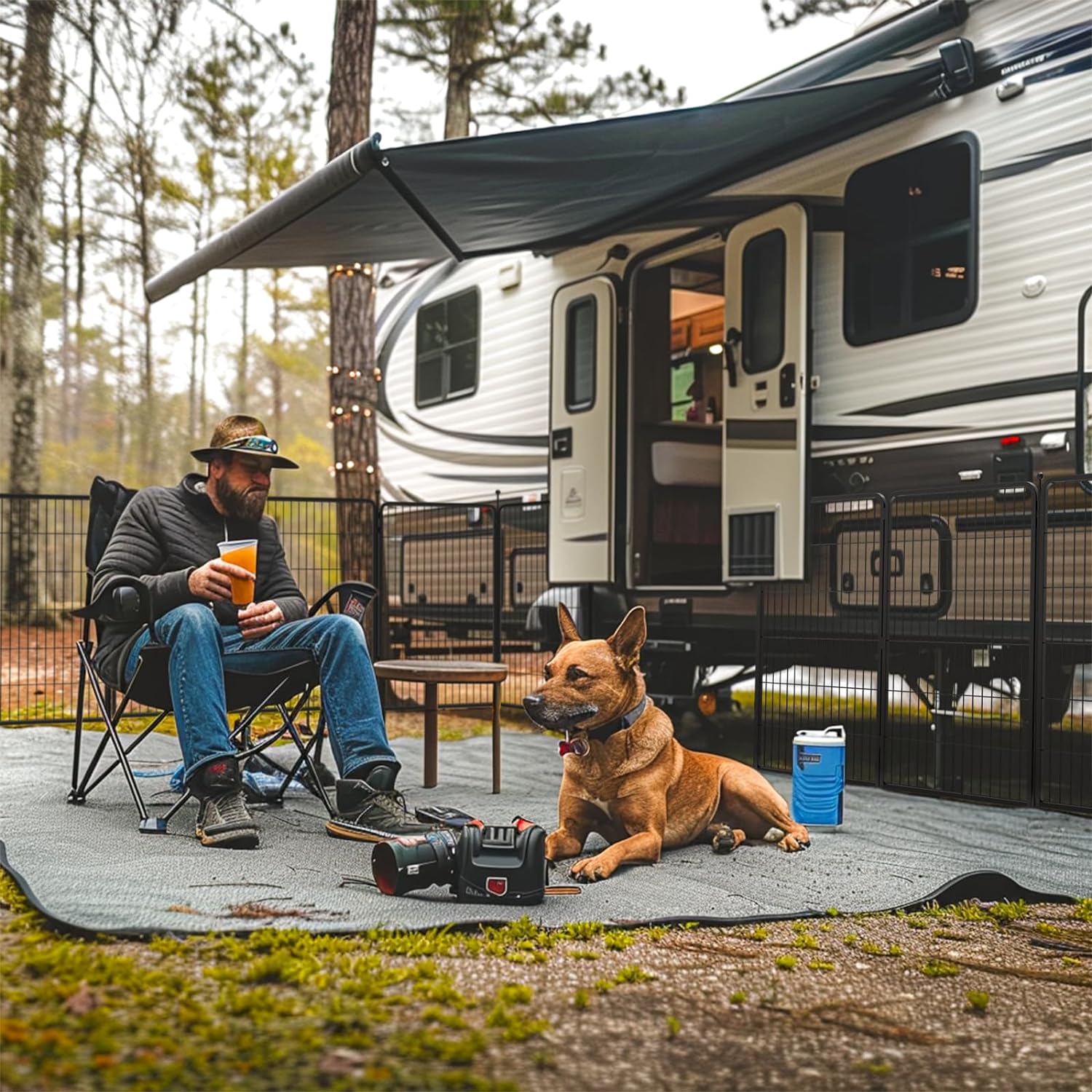 Dog Playpen – Quick Setup for RV Camping