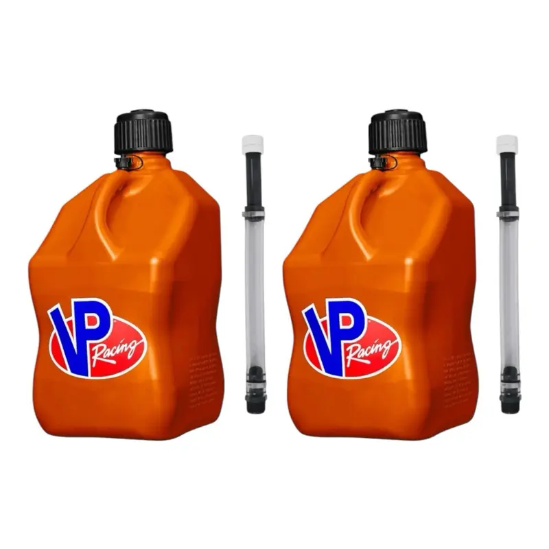 2 PACK 5.5 Gallon Plastic Utility Jug – Heavy-Duty, Leak-Proof with Quick-Flow Spout for Automotive & Motorsport Use