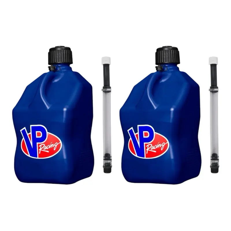 2 PACK 5.5 Gallon Plastic Utility Jug – Heavy-Duty, Leak-Proof with Quick-Flow Spout for Automotive & Motorsport Use