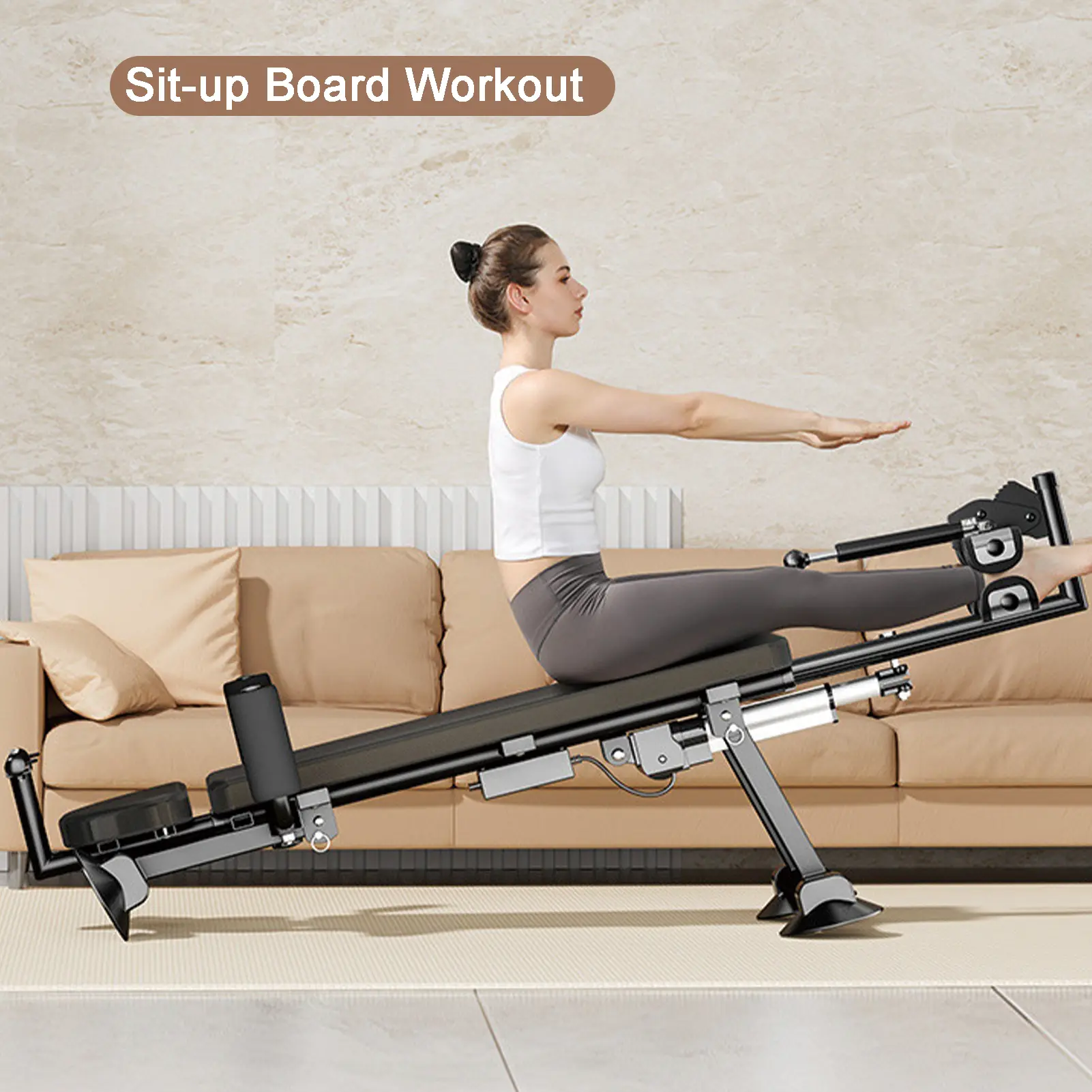 Electric Fitness Full Body Traction Table, Massage Cervical Traction Bench & Lumbar Traction Bed, Home Stretch Decompression Machine for Tension Relief, Lumbar Stretching