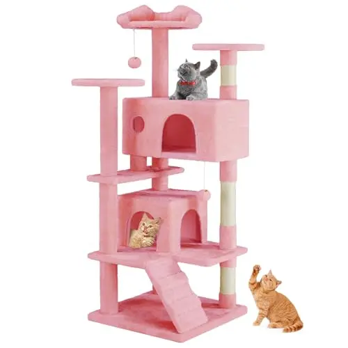 Cat Climbing Shelf, Post Cascading Cat Climbing Shelf