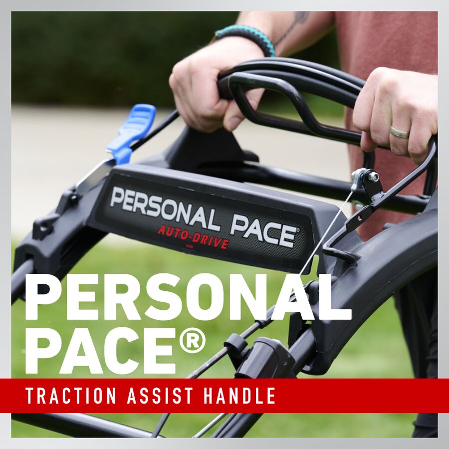 30''  Gas Lawn Mower – Personal Pace Self-Propelled Mower for Large Yards
