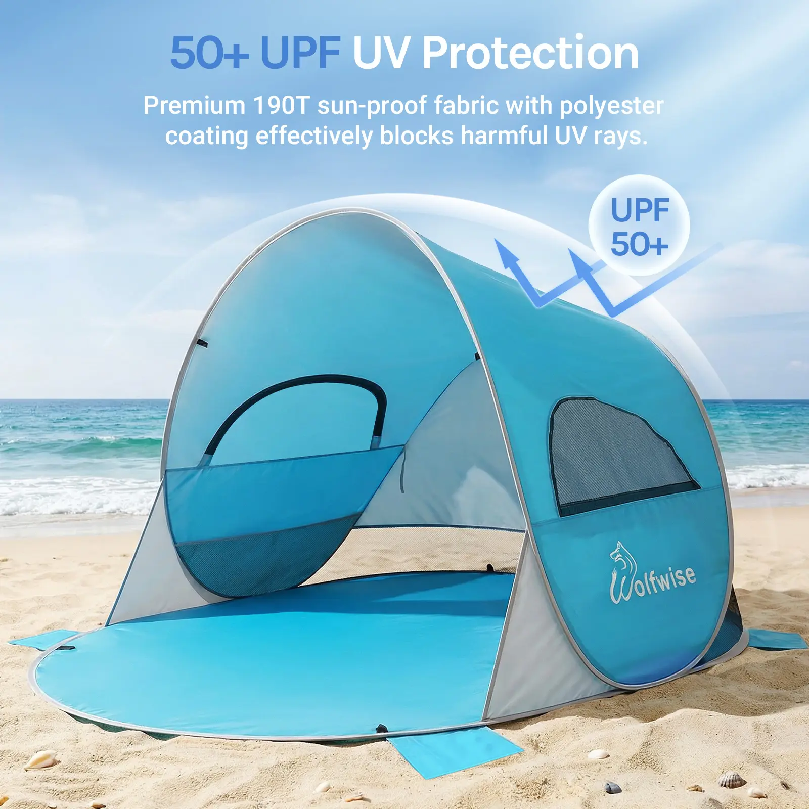 Beach Tent Sun Shelter Indoor Playhouse Canopy Cabana Camping Outdoor Folding outdoorfun #SummerVibes,summerwins