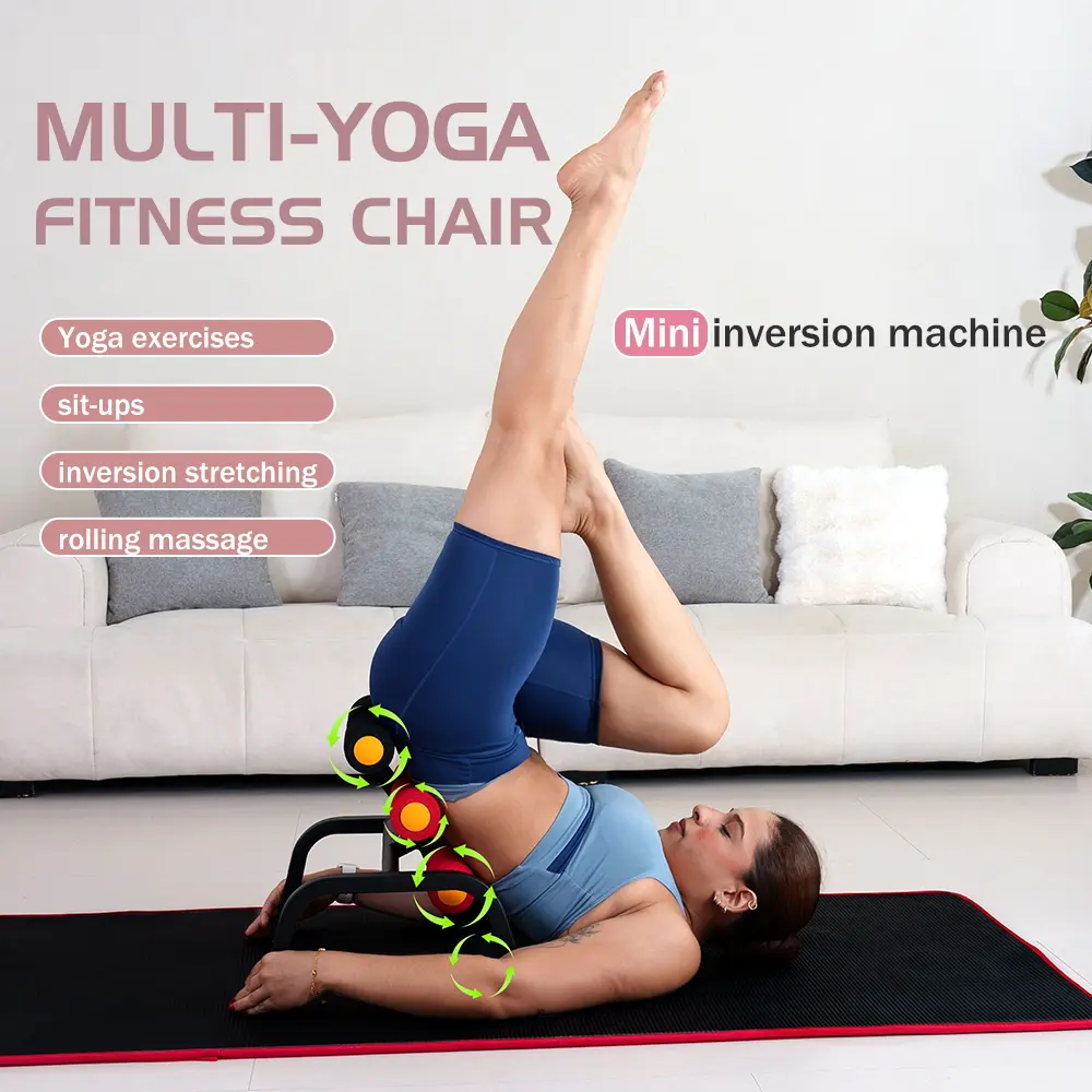 Magic BB Mini inversion Table,Glutes Trainer Machine, Waist & Back Exercise machine  for Lower Back, Strength Training Inversion Machine for RelaxationFoam Rollers Summervibes summerwins