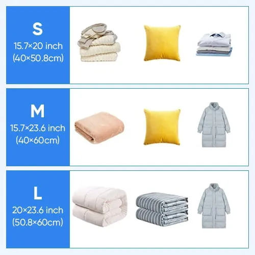 Cordless Travel Vacuum Bag Set