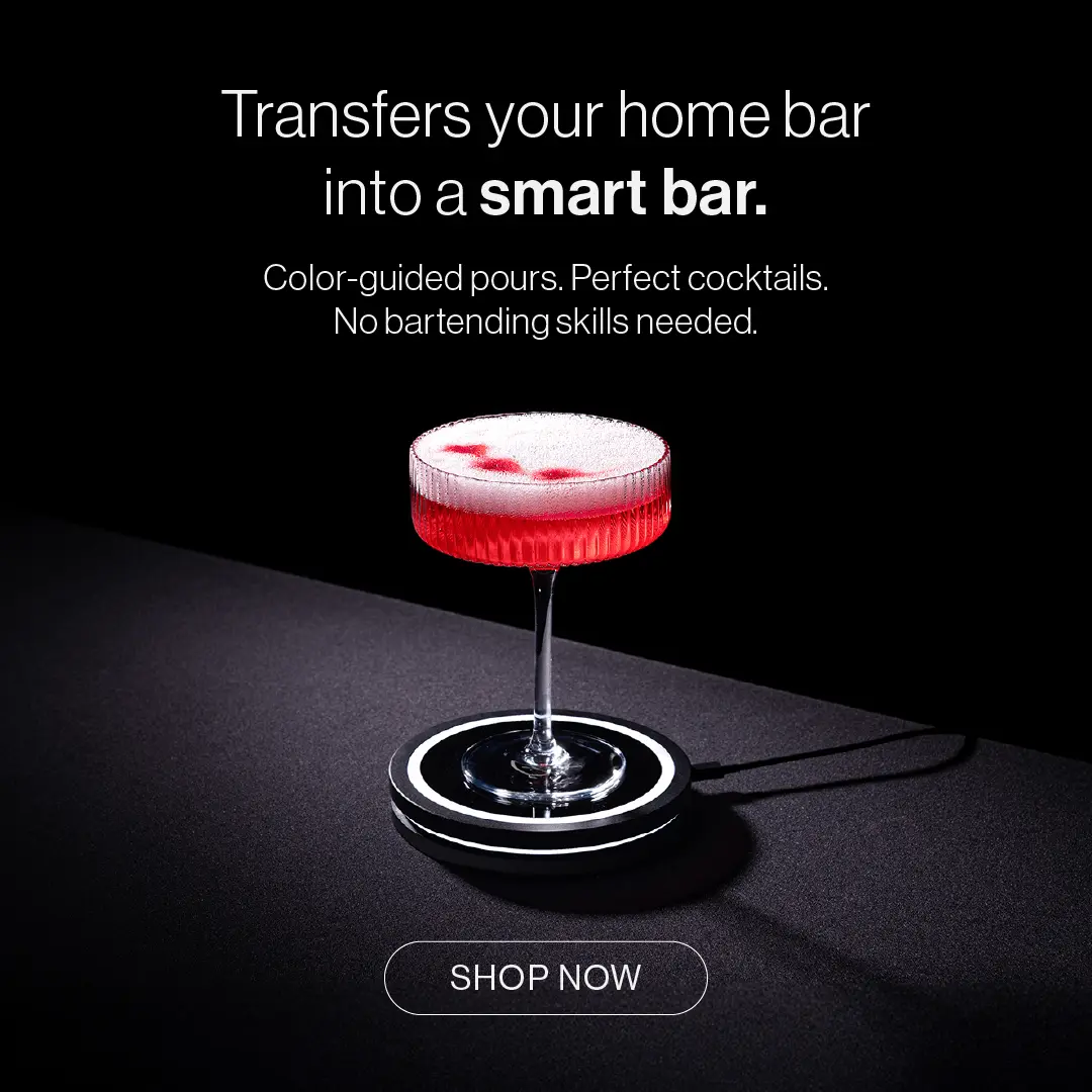 Smart Cocktail Coaster 2.0 – Automated Drink Mixing Guide with Interactive Lighting for Home Bars