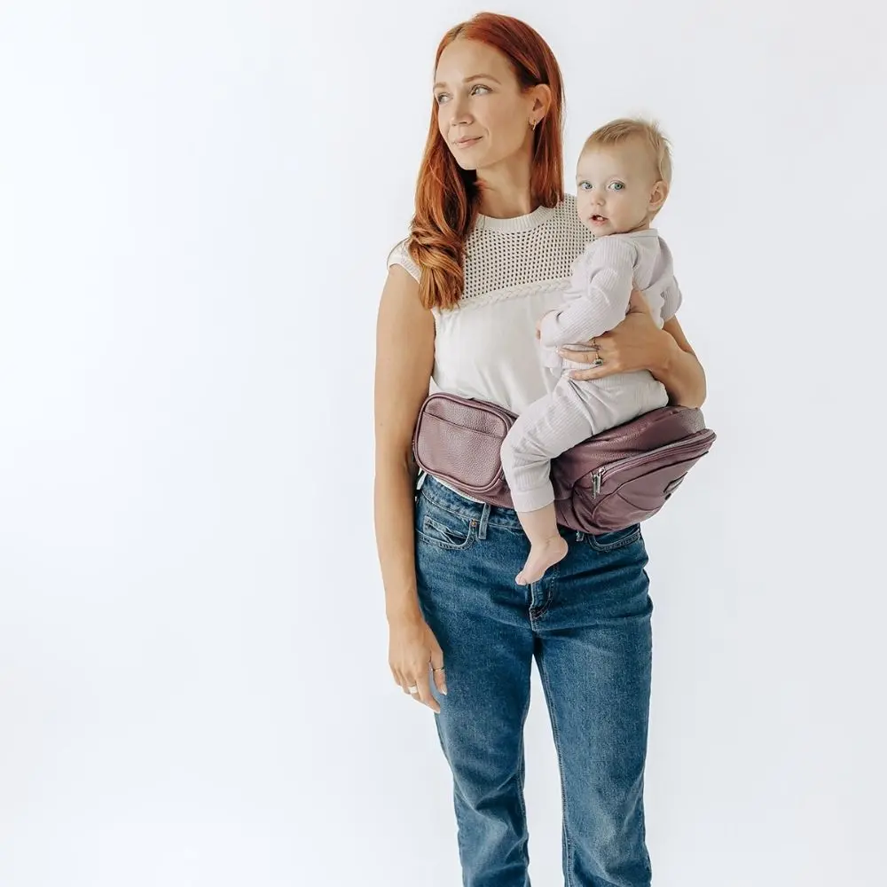 Ergonomic Hip Seat Carrier for Babies and Toddlers 0-3yrs, Safety Approved, Structured Support, Convenient Pockets, Feeding Aid, Durable YKK Zippers, Foam-Free Build