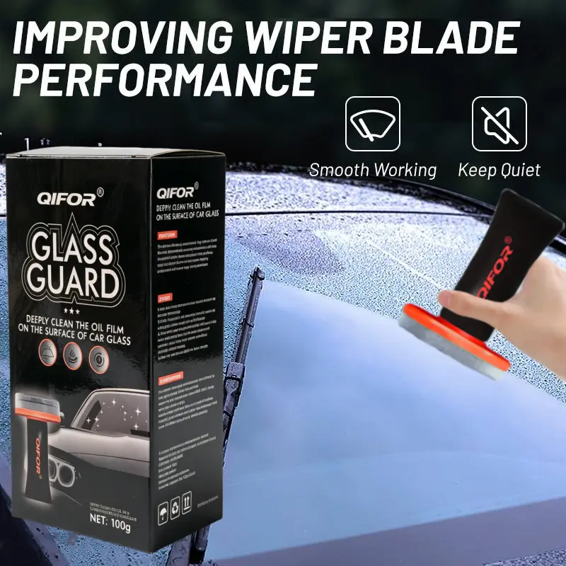 Automotive Handheld Oil Flmr Cream,Glass Decontamination WithoutTraces,Window Oil Film Cleaning,Fast Cleaning, Compact And Easy To Cary-200g Degreaser Cleaner